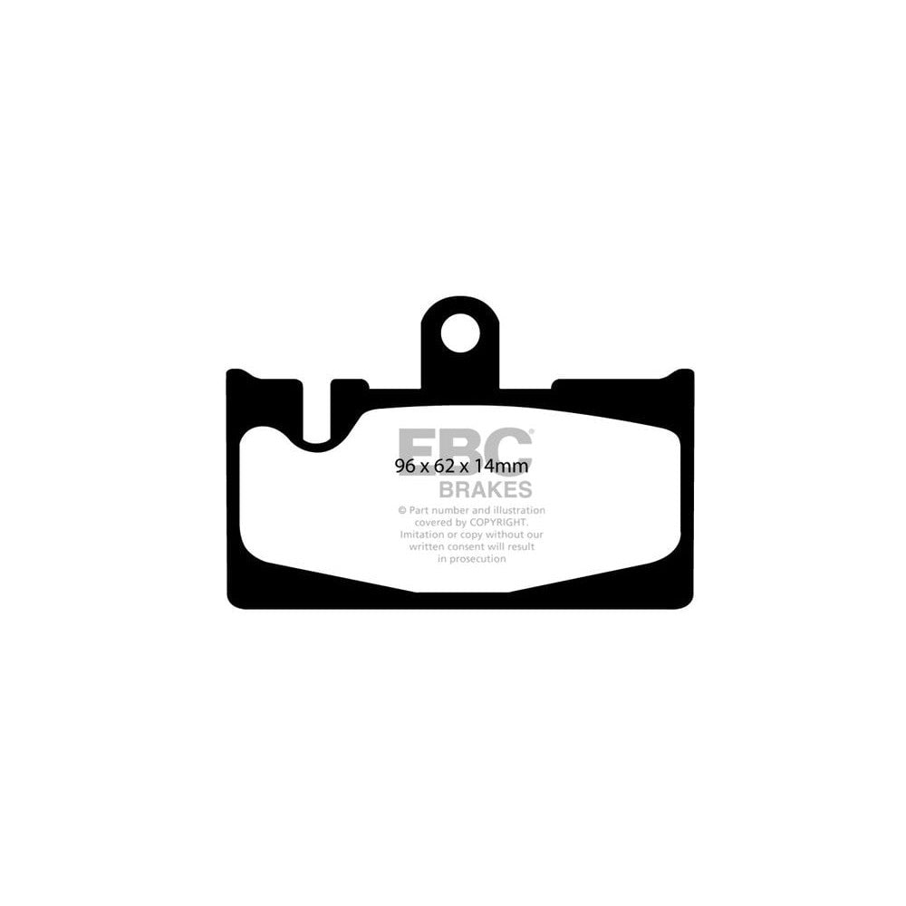 EBC Redstuff Brake Pads 96mm x 62mm DP31397C - Rear