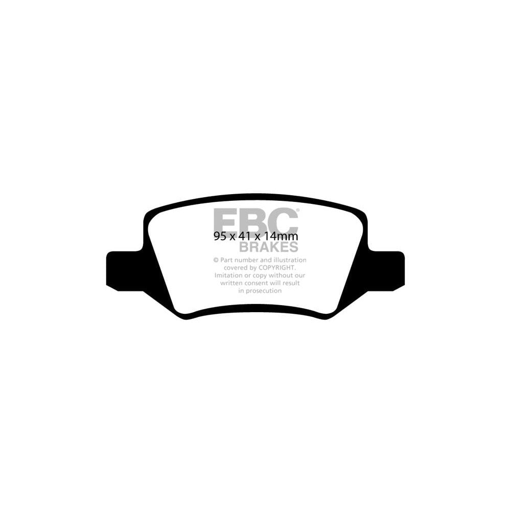EBC Ultimax Brake Pads 95mm x 41mm DP1438 - Rear