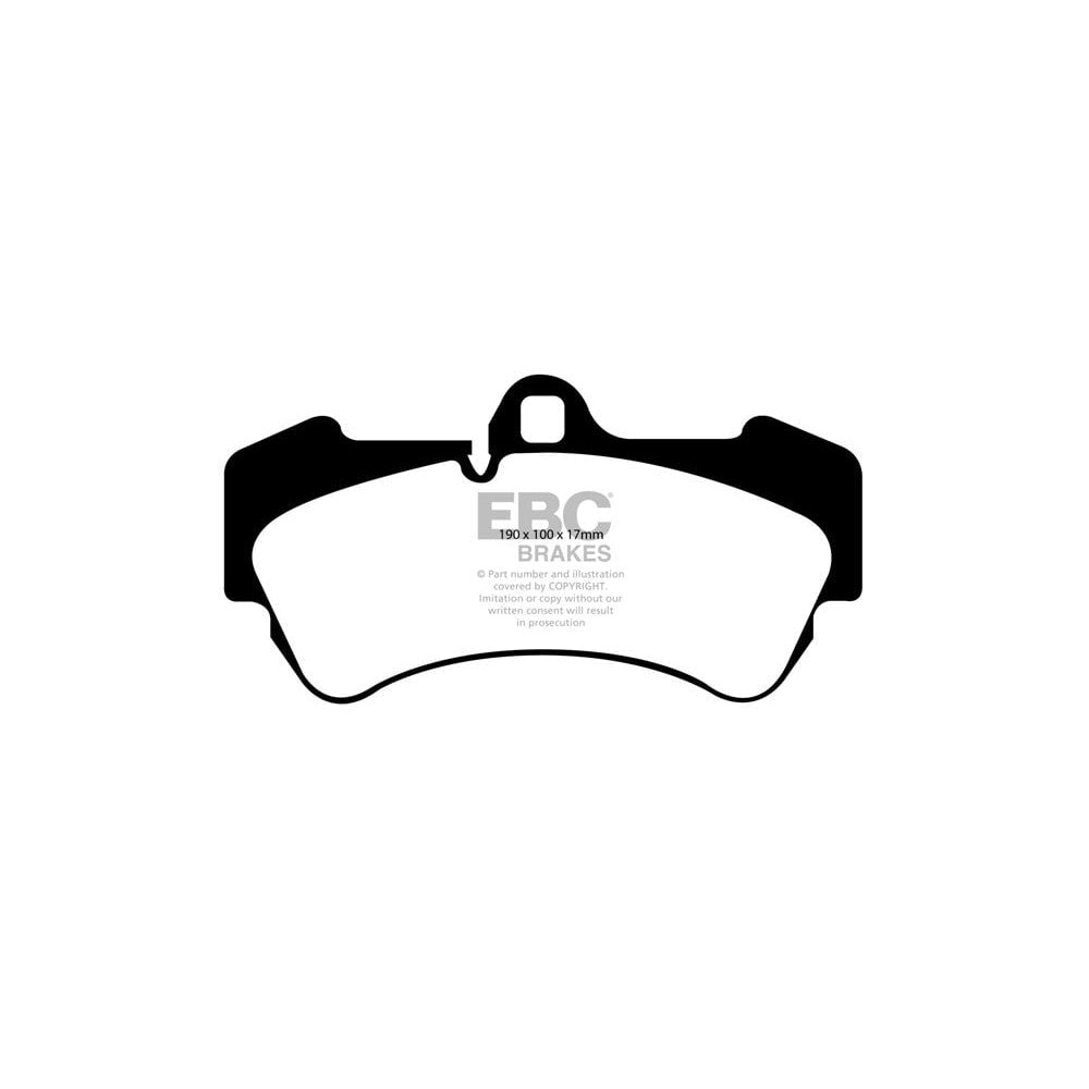 EBC Yellowstuff Brake Pads 190mm x 100mm DP41521R - Front