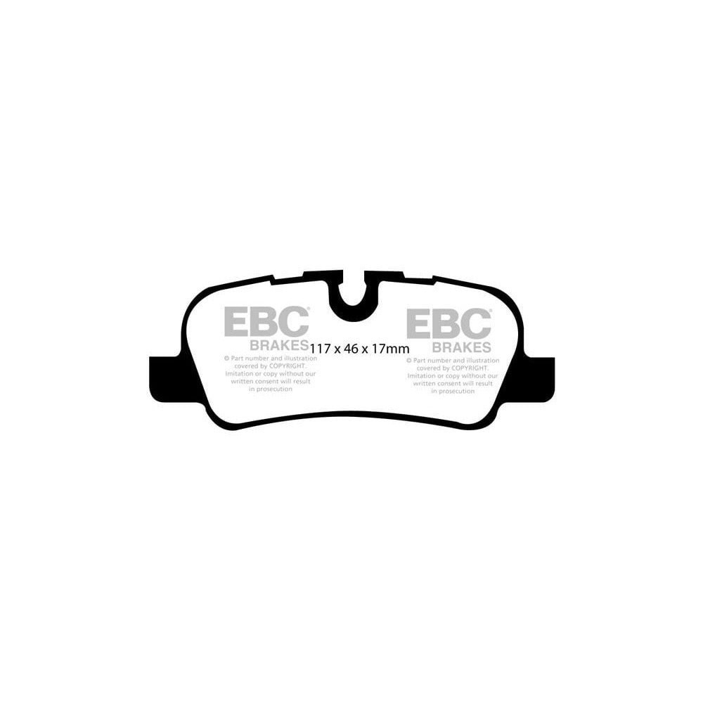 EBC Ultimax Brake Pads 117mm x 46mm DP1542 - Rear