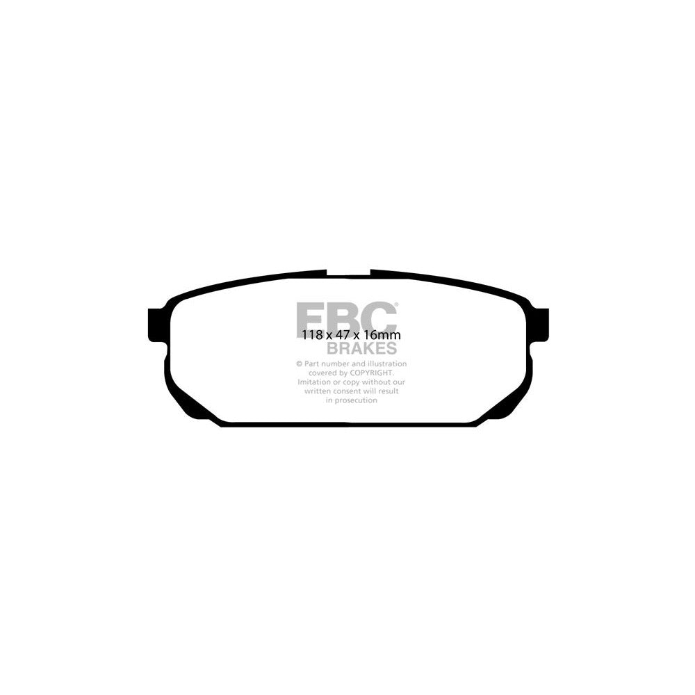 EBC Ultimax Brake Pads 118mm x 47mm DP1559 - Rear