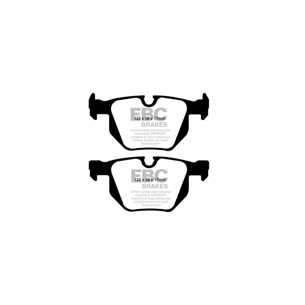 EBC Yellowstuff Brake Pads 122mm x 58mm DP41588R - Rear