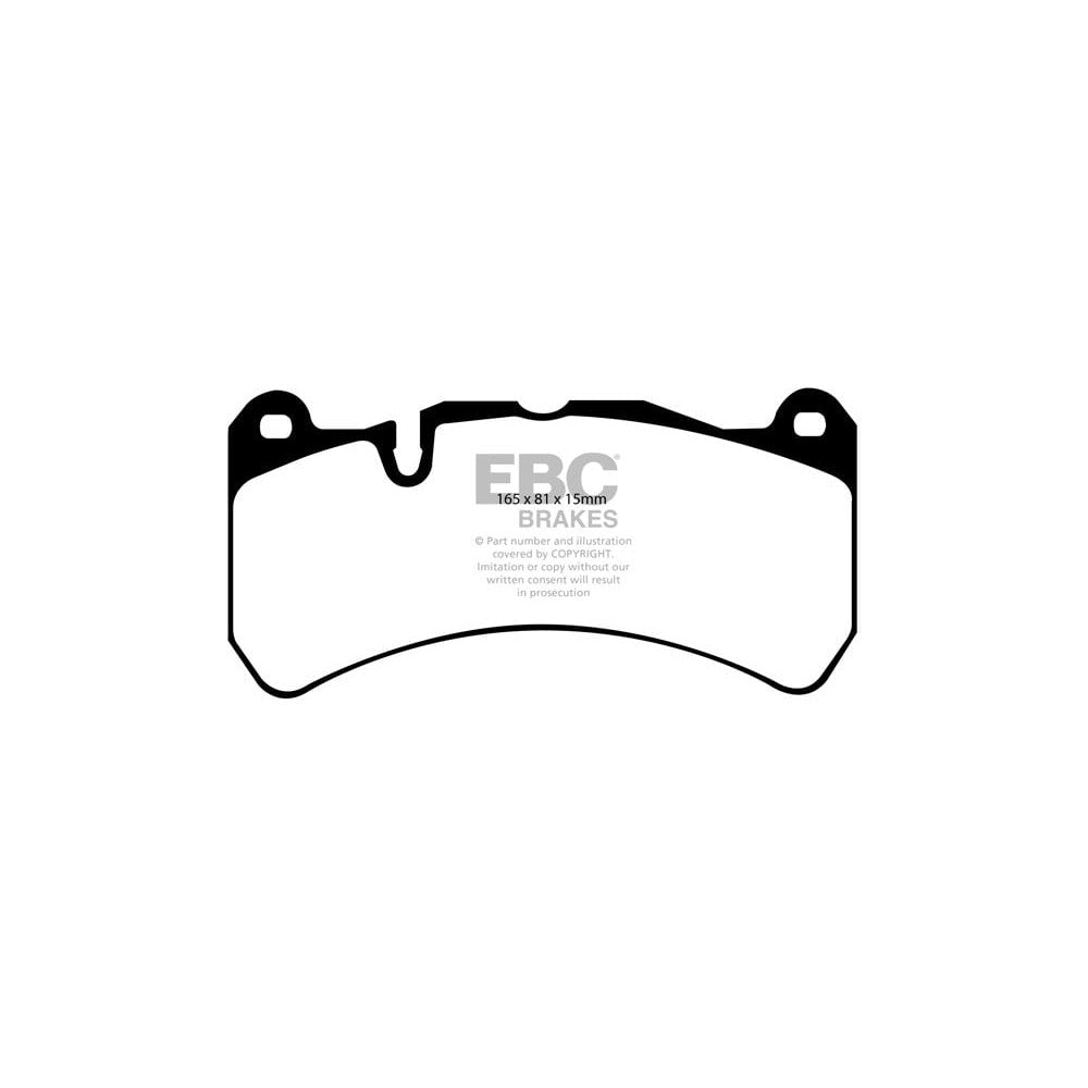 EBC RP-X Brake Pads 165mm x 81mm DP81591RPX - Front