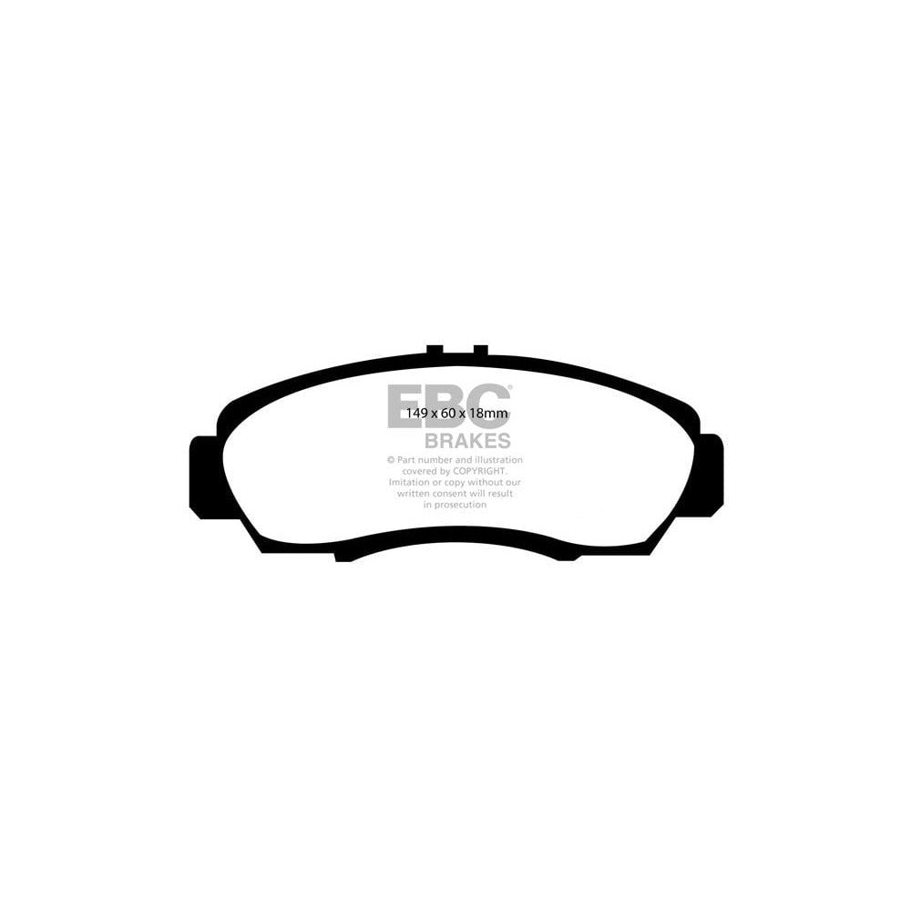 EBC Ultimax Brake Pads 149mm x 60mm DP1610 - Front