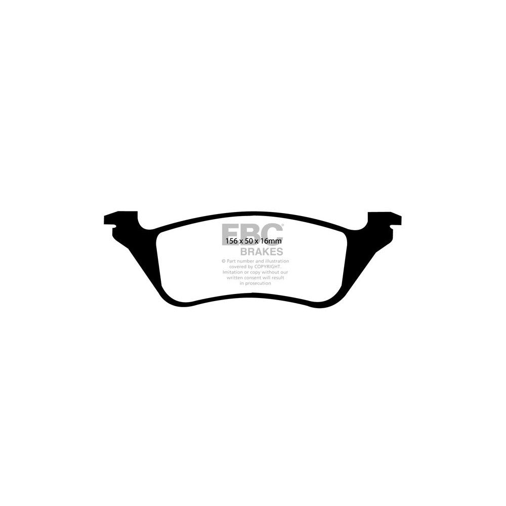 EBC Ultimax Brake Pads 156mm x 50mm DP1629 - Rear
