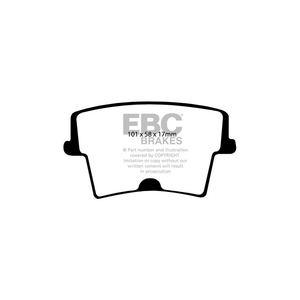 EBC Ultimax Brake Pads 101mm x 58mm DP1722 - Rear