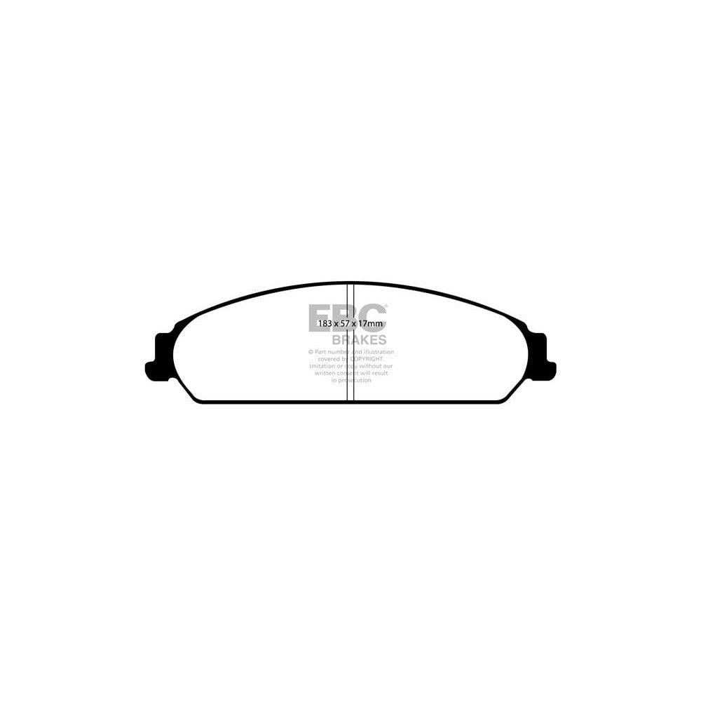 EBC Ultimax Brake Pads 183mm x 57mm DP1724 - Front