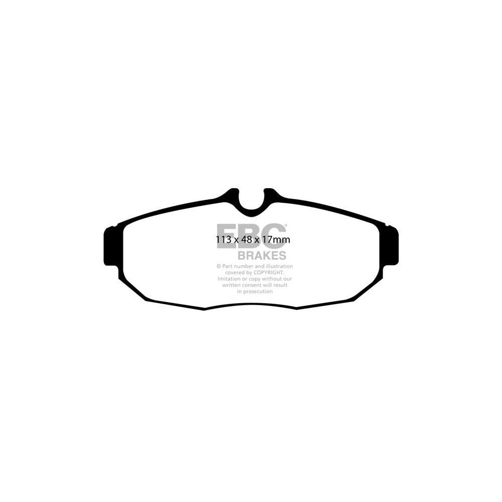 EBC Redstuff Brake Pads 113mm x 48mm DP31741C - Rear