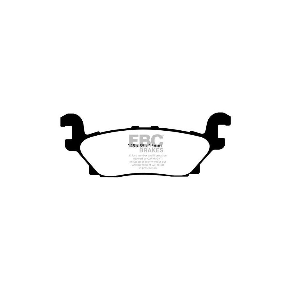 EBC Yellowstuff Brake Pads 145mm x 55mm DP41760R - Rear