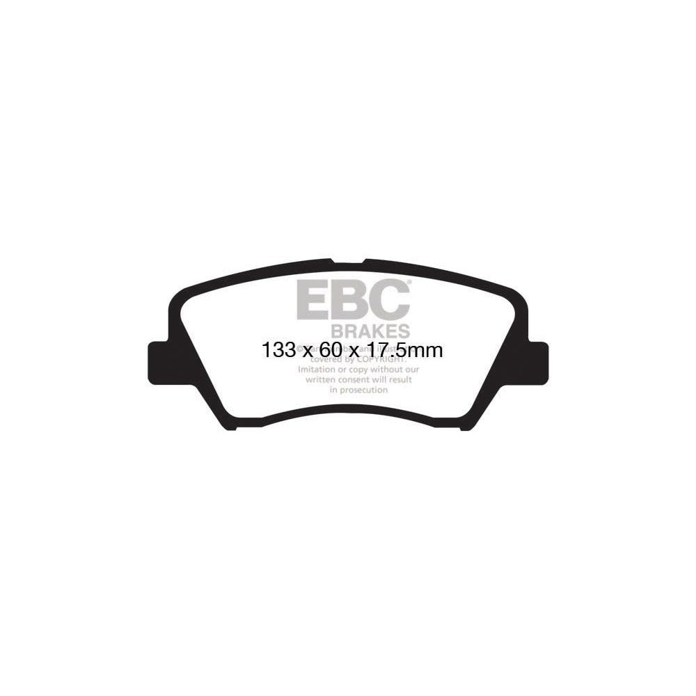 EBC Ultimax Brake Pads 133mm x 60mm DP1874 - Front