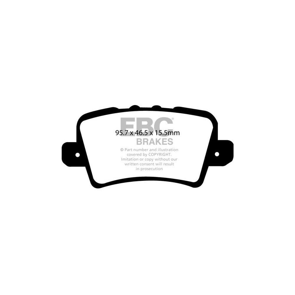 EBC Ultimax Brake Pads 96mm x 46mm DP1902 - Rear