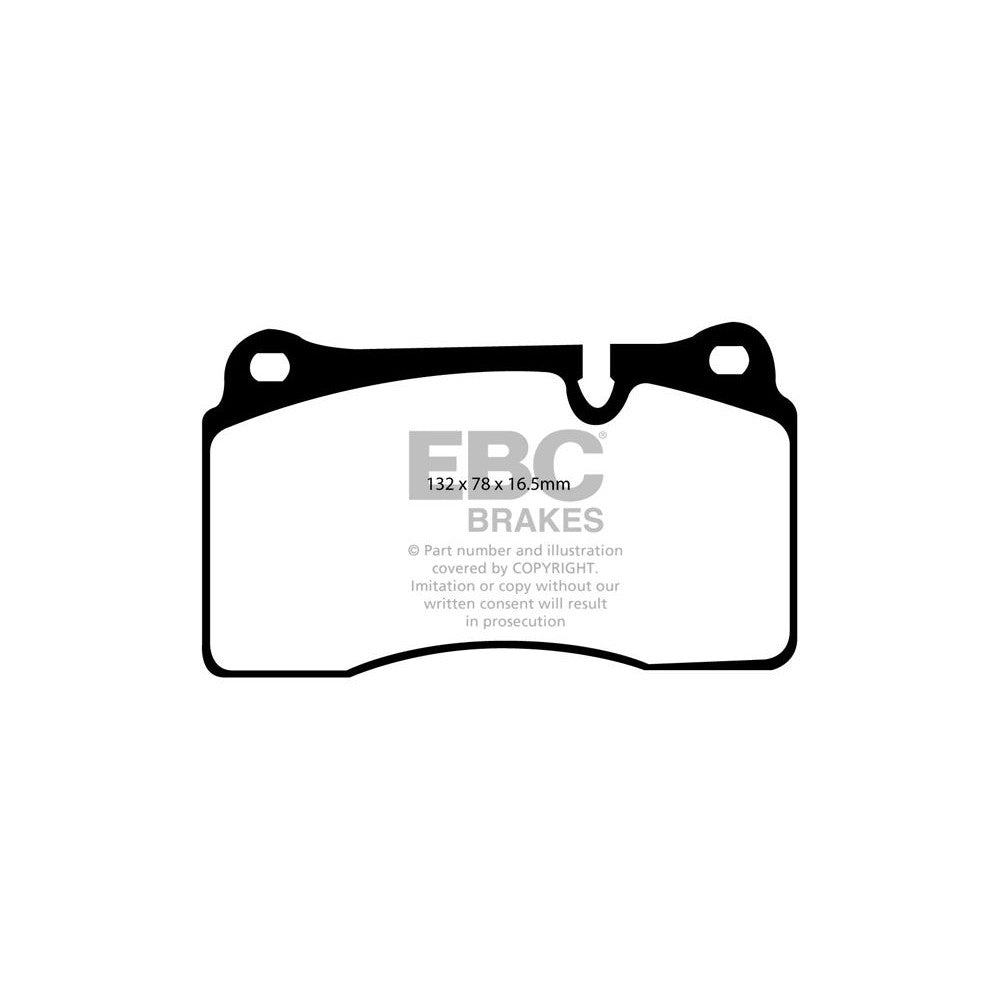 EBC Ultimax Brake Pads 132mm x 78mm DP1922 - Front