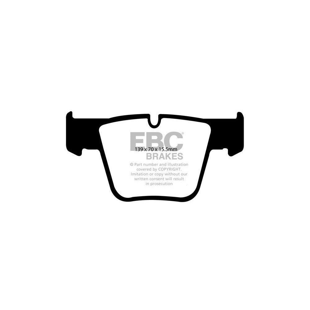 EBC Yellowstuff Brake Pads 139mm x 70mm DP41941R - Front