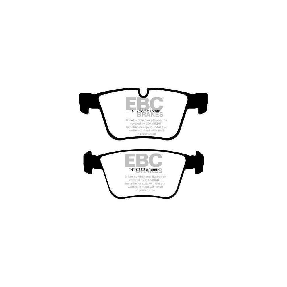 EBC Yellowstuff Brake Pads 141mm x 58.5mm DP41942R - Rear