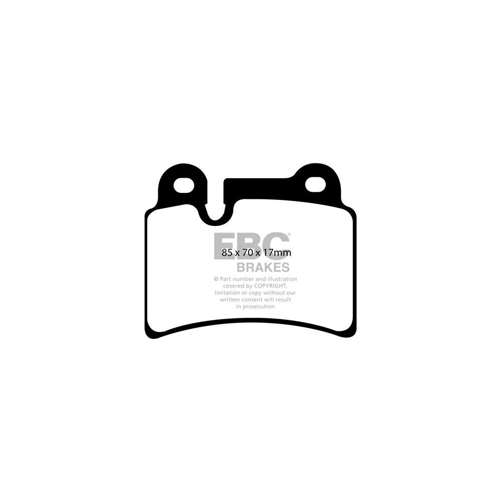 EBC Yellowstuff Brake Pads 85mm x 70mm DP41944R - Rear