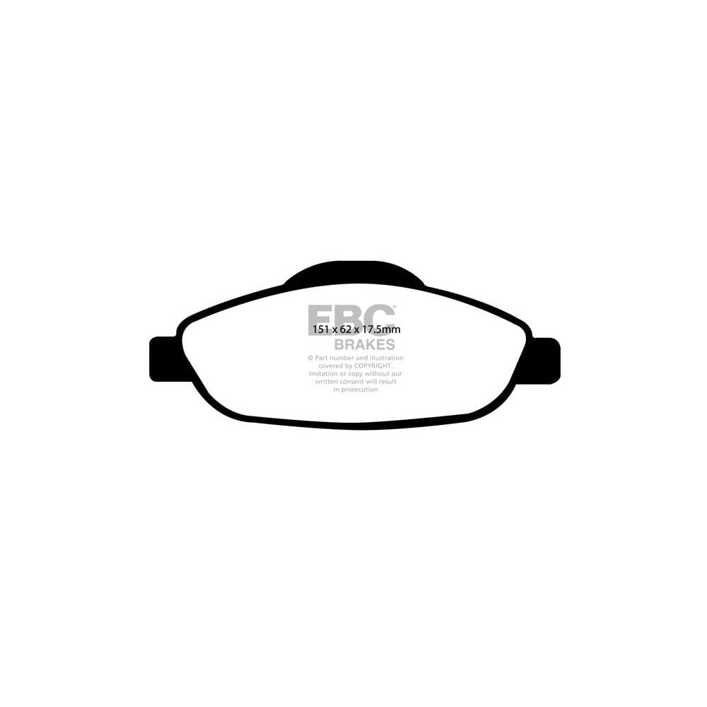 EBC Ultimax Brake Pads 151mm x 62mm DP1978 - Front