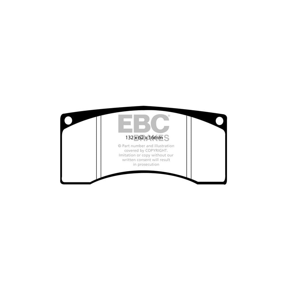 EBC RP-1 Brake Pads 132mm x 62mm DP8016RP1 - Front