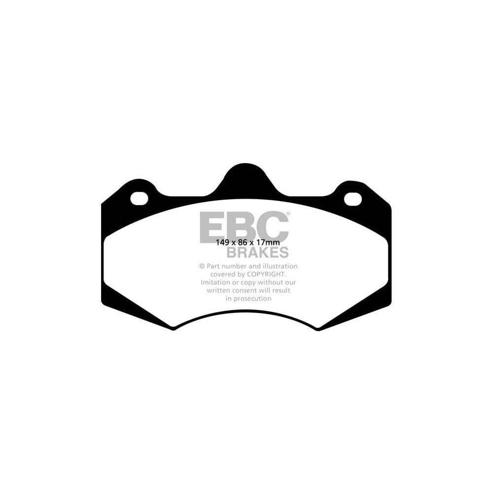 EBC RP-X Brake Pads 149mm x 86mm DP8042RPX - Front