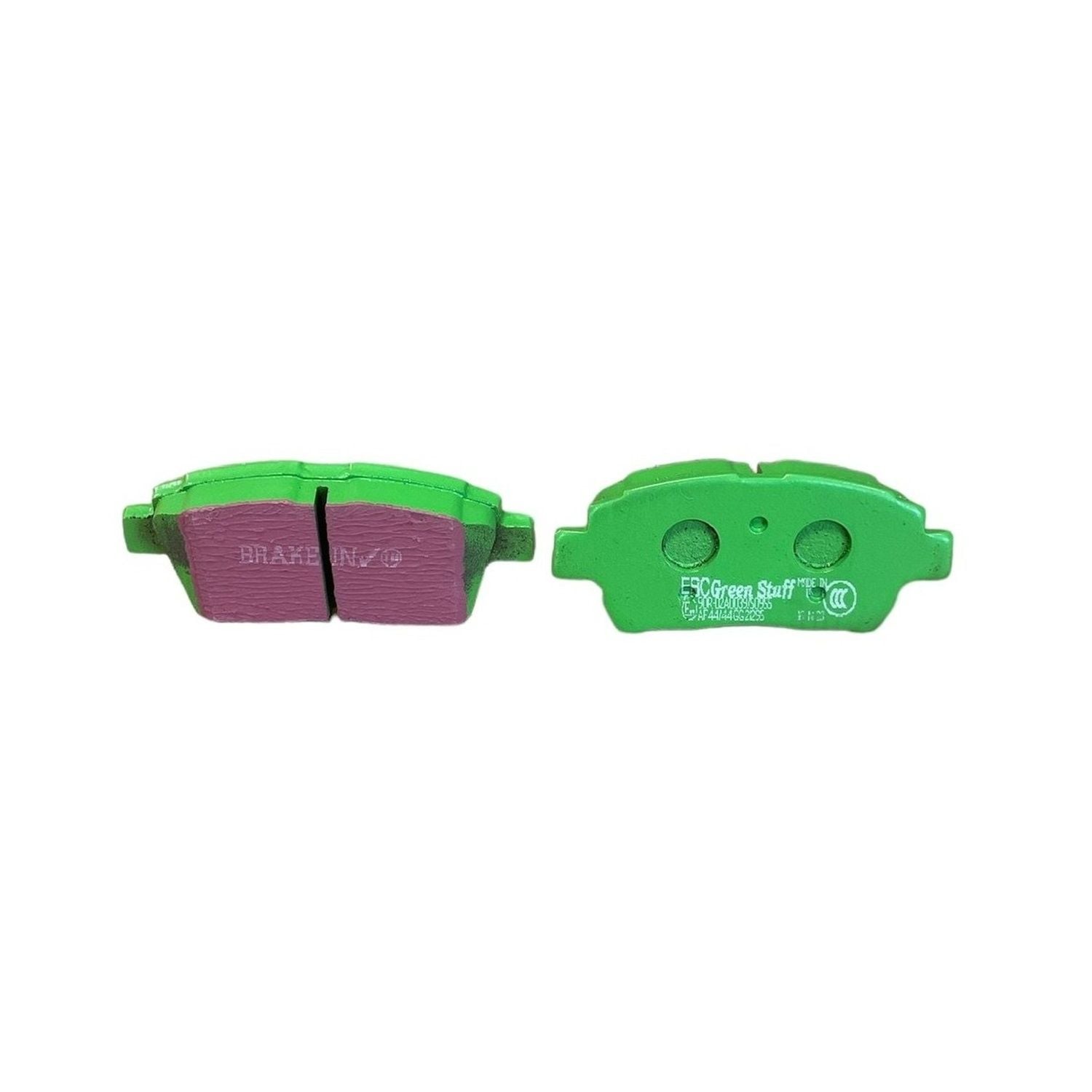 EBC Greenstuff 2000 Brake Pads 116mm x 51mm DP21295 - Front