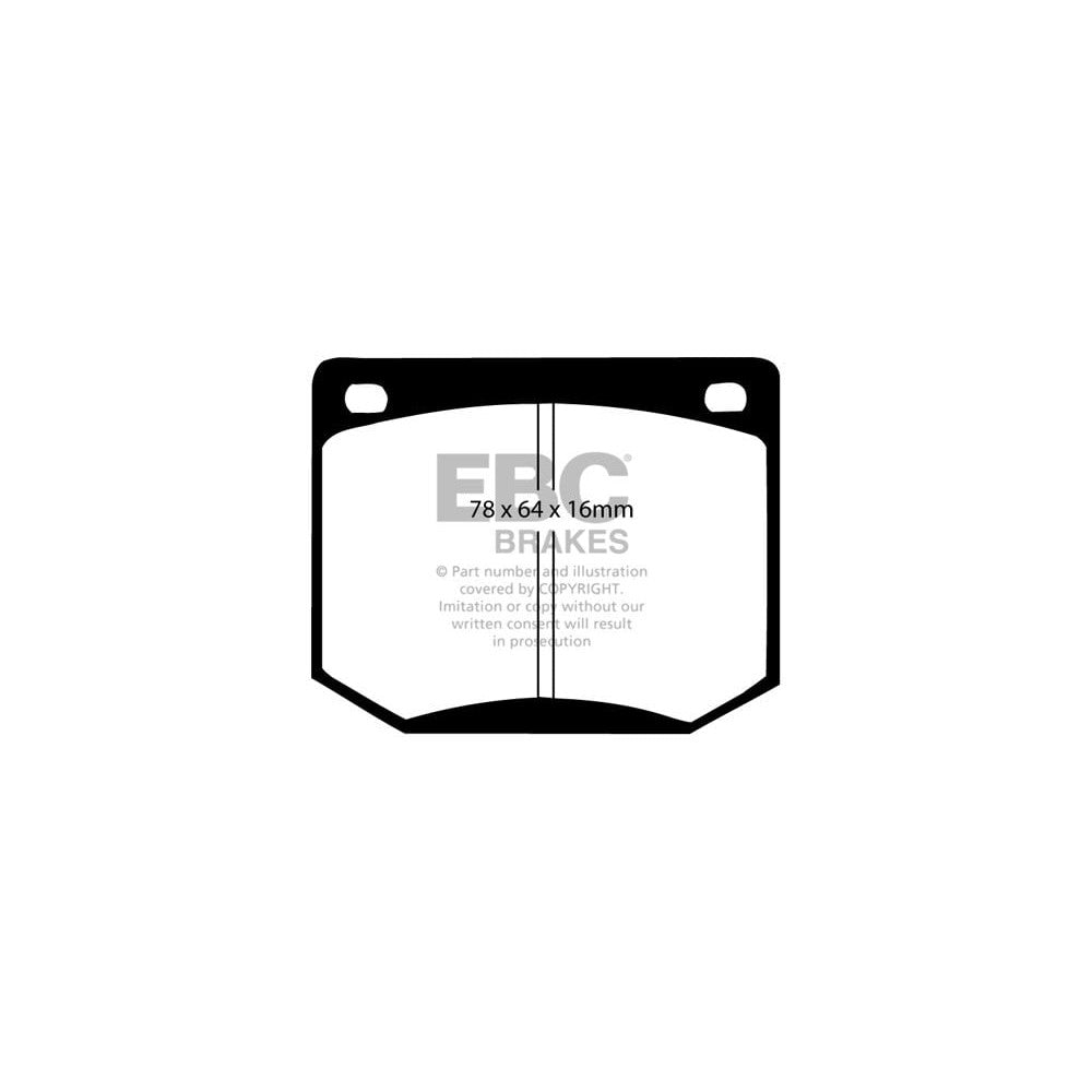 EBC Ultimax Brake Pads 78mm x 64mm DP216 - Front