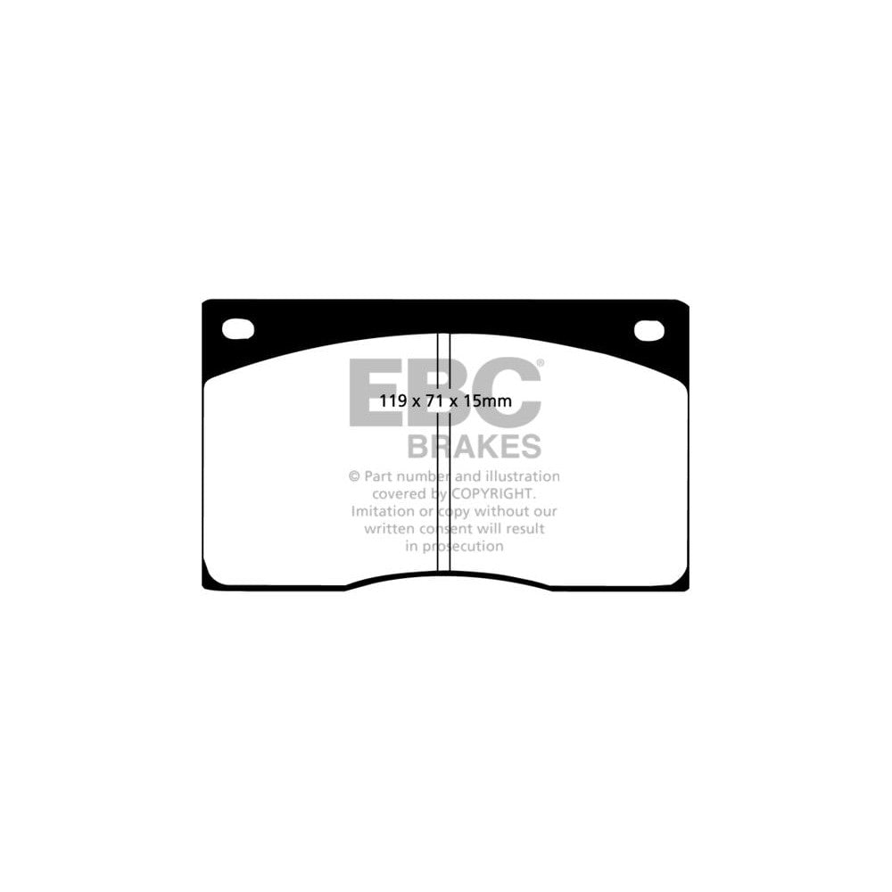 EBC Ultimax Brake Pads 119mm x 71mm DP262 - Front