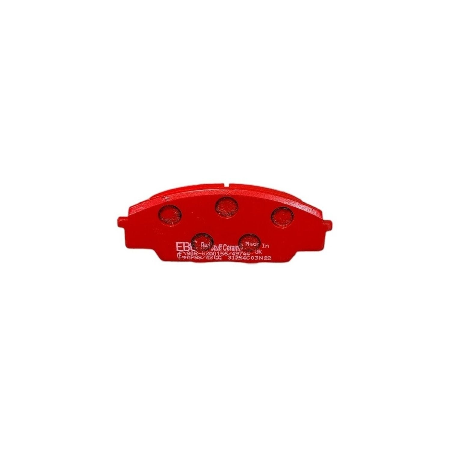 EBC Redstuff Brake Pads 135mm x 52mm DP31254C - Front