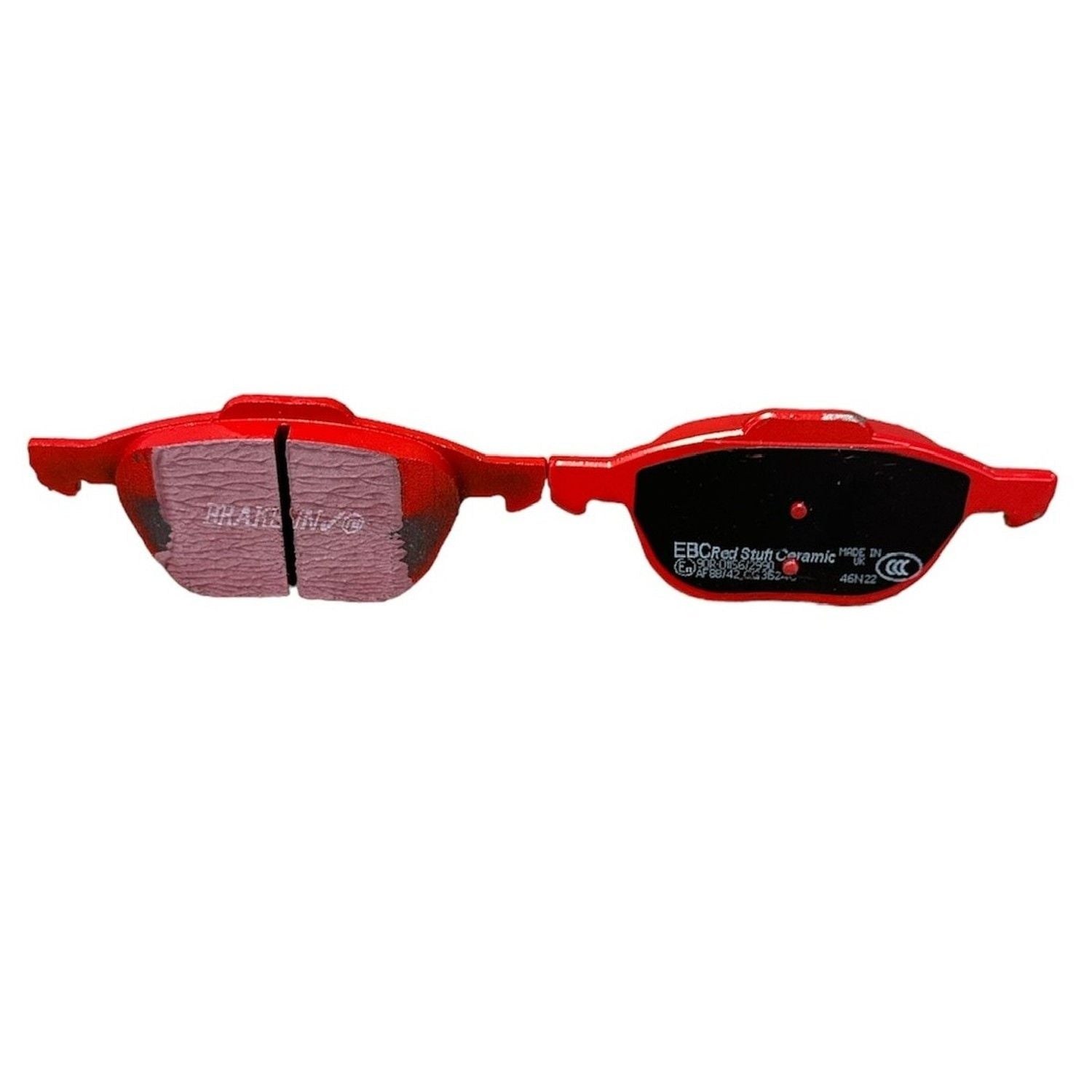 EBC Redstuff Brake Pads 156mm x 63mm DP31524C - Front
