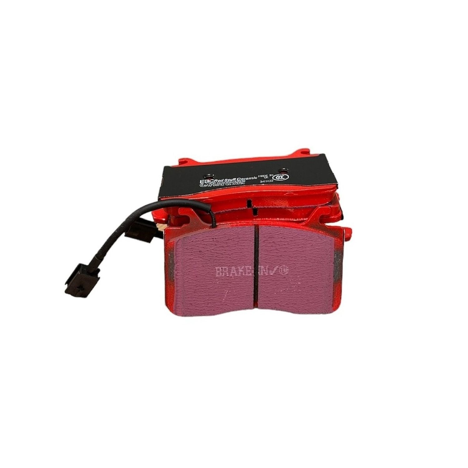 EBC Redstuff Brake Pads 129.7mm x 78.6mm DP32325C - Front