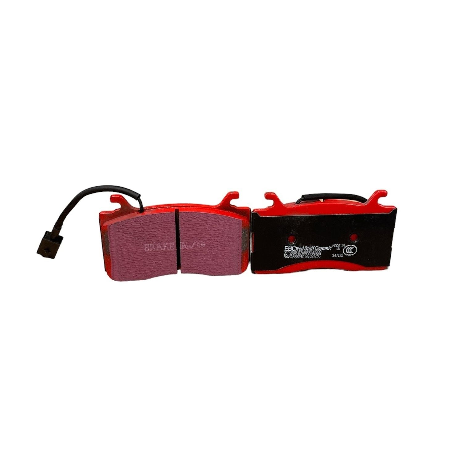 EBC Redstuff Brake Pads 129.7mm x 78.6mm DP32325C - Front