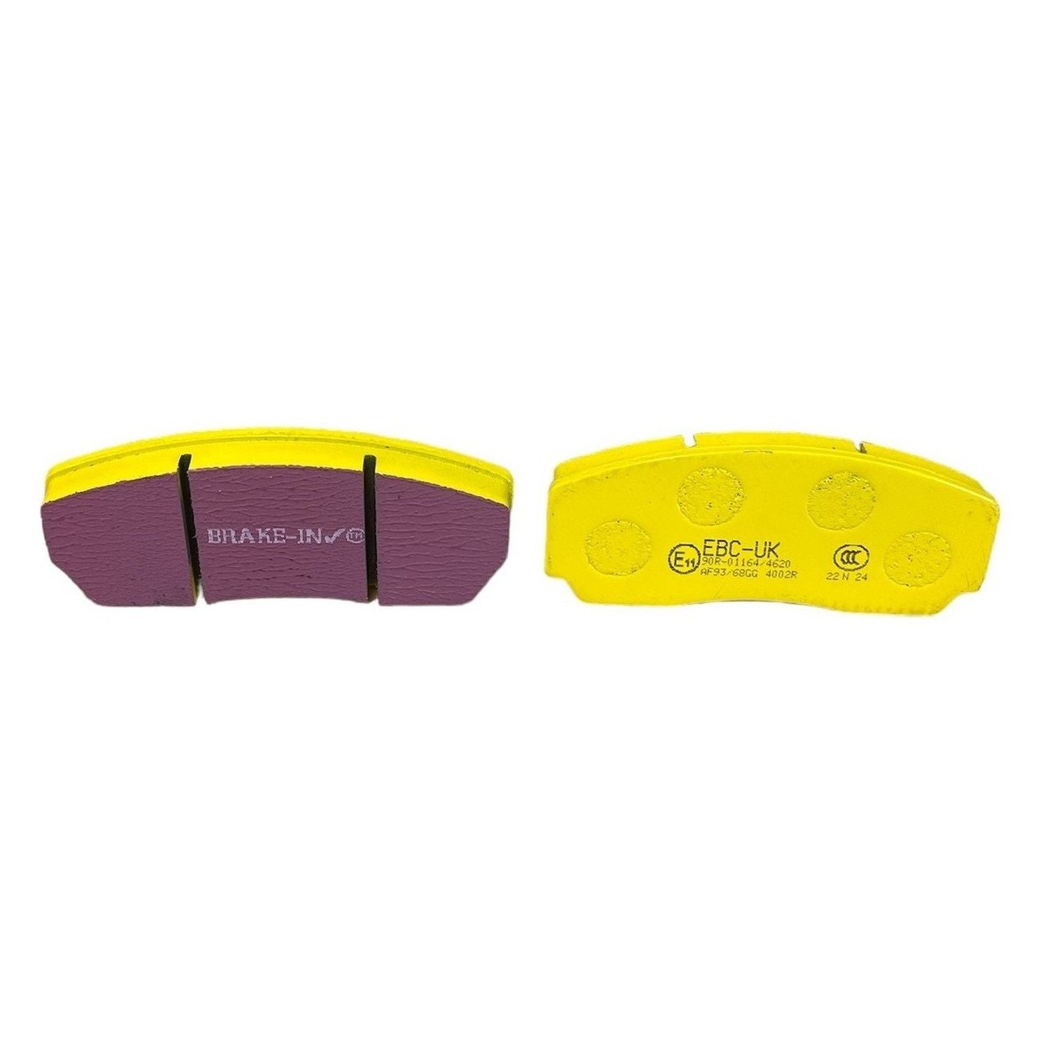EBC Yellowstuff Brake Pads 132mm x 54mm DP4002R - Front