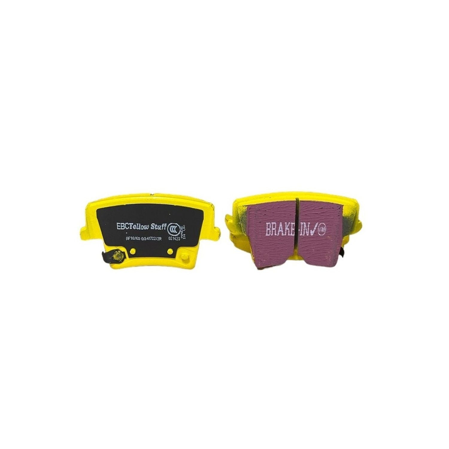 EBC Yellowstuff Brake Pads 101mm x 58mm DP41722/2R - Rear