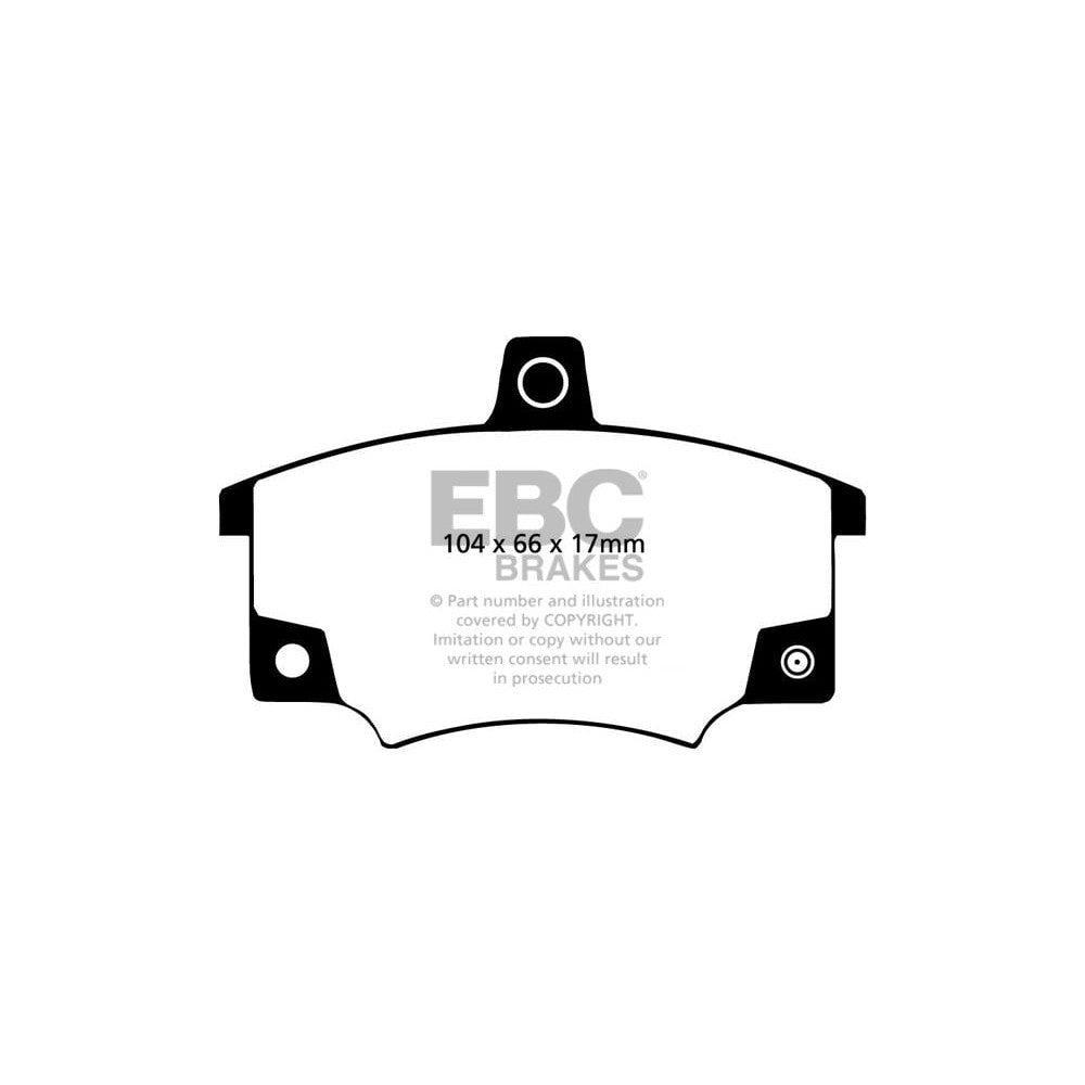 EBC Ultimax Brake Pads 104mm x 66mm DP420/2 - Front