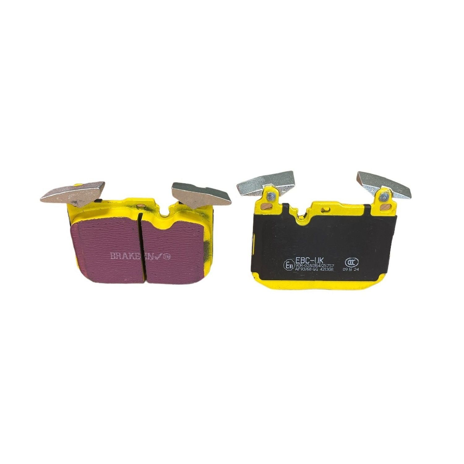 EBC Yellowstuff Brake Pads 112mm x 92mm DP42130R - Front