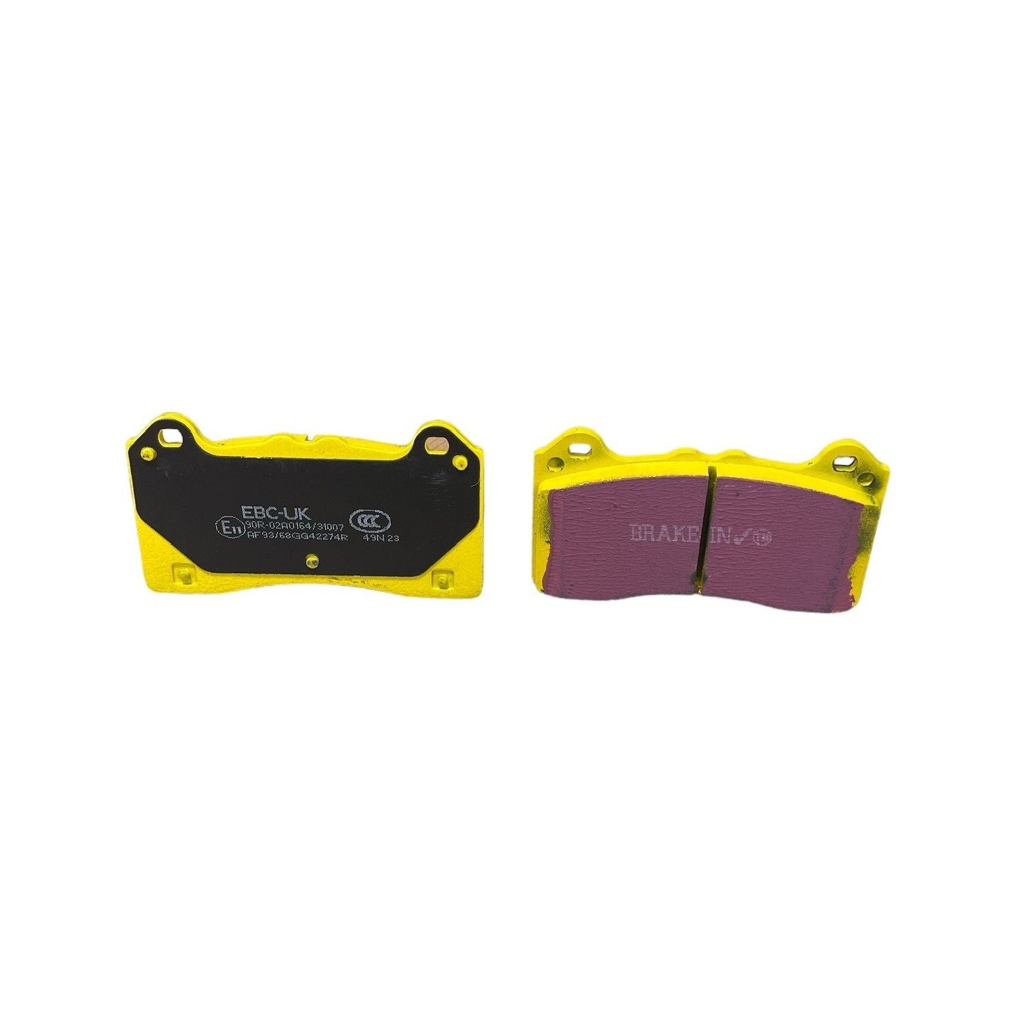 EBC Yellowstuff Brake Pads 137.8mm x 77.9mm DP42274R - Front