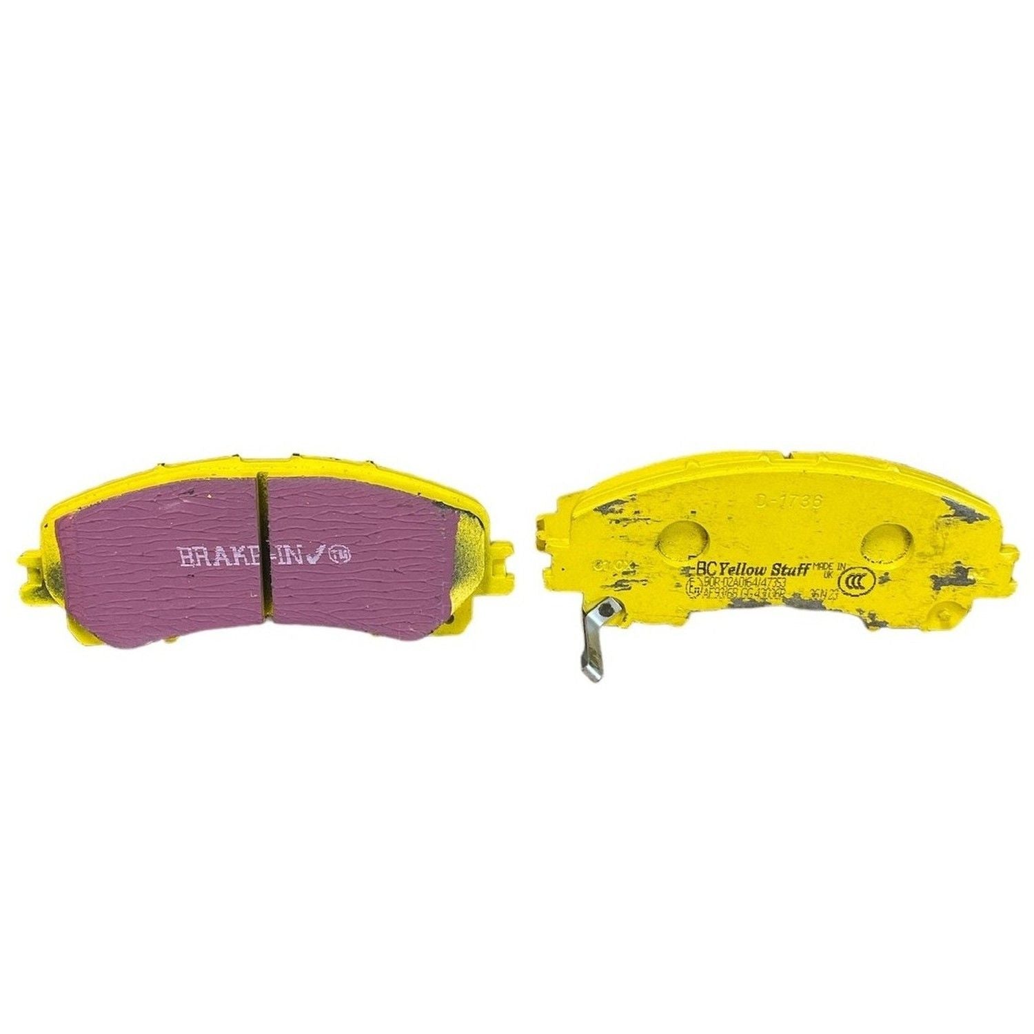 EBC Yellowstuff Brake Pads 152mm x 61.5mm DP43036R - Front