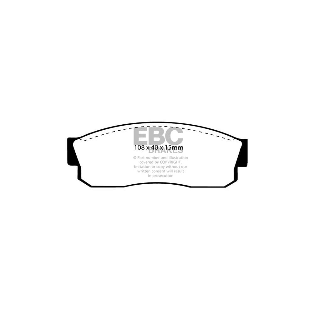 EBC Ultimax Brake Pads 108mm x 40mm DP452 - Front
