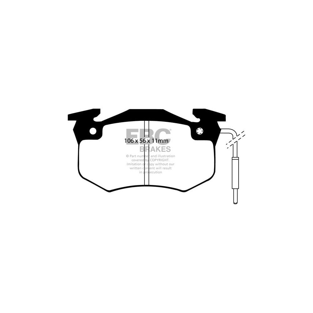 EBC Ultimax Brake Pads 106mm x 56mm DP458/2 - Rear