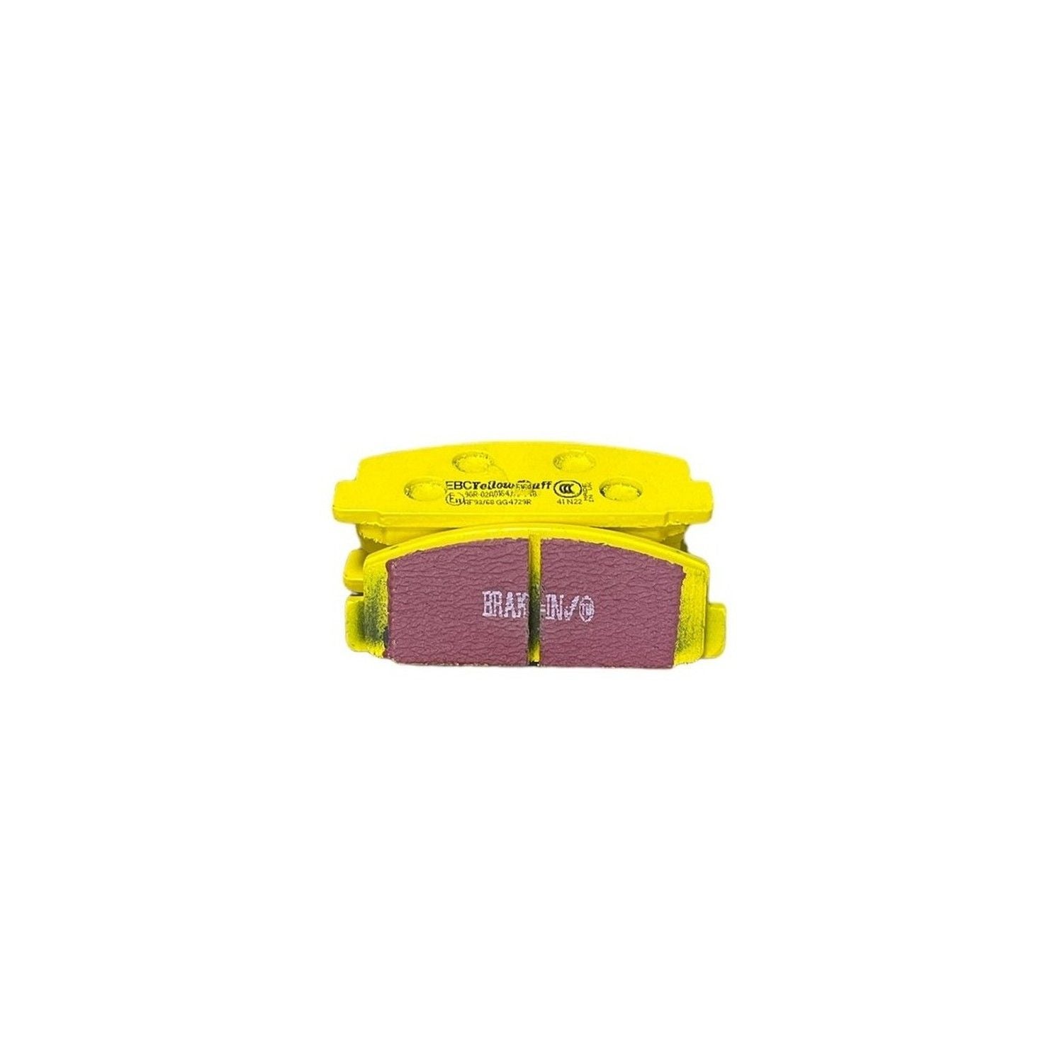 EBC Yellowstuff Brake Pads 107mm x 39mm DP4729R - Rear
