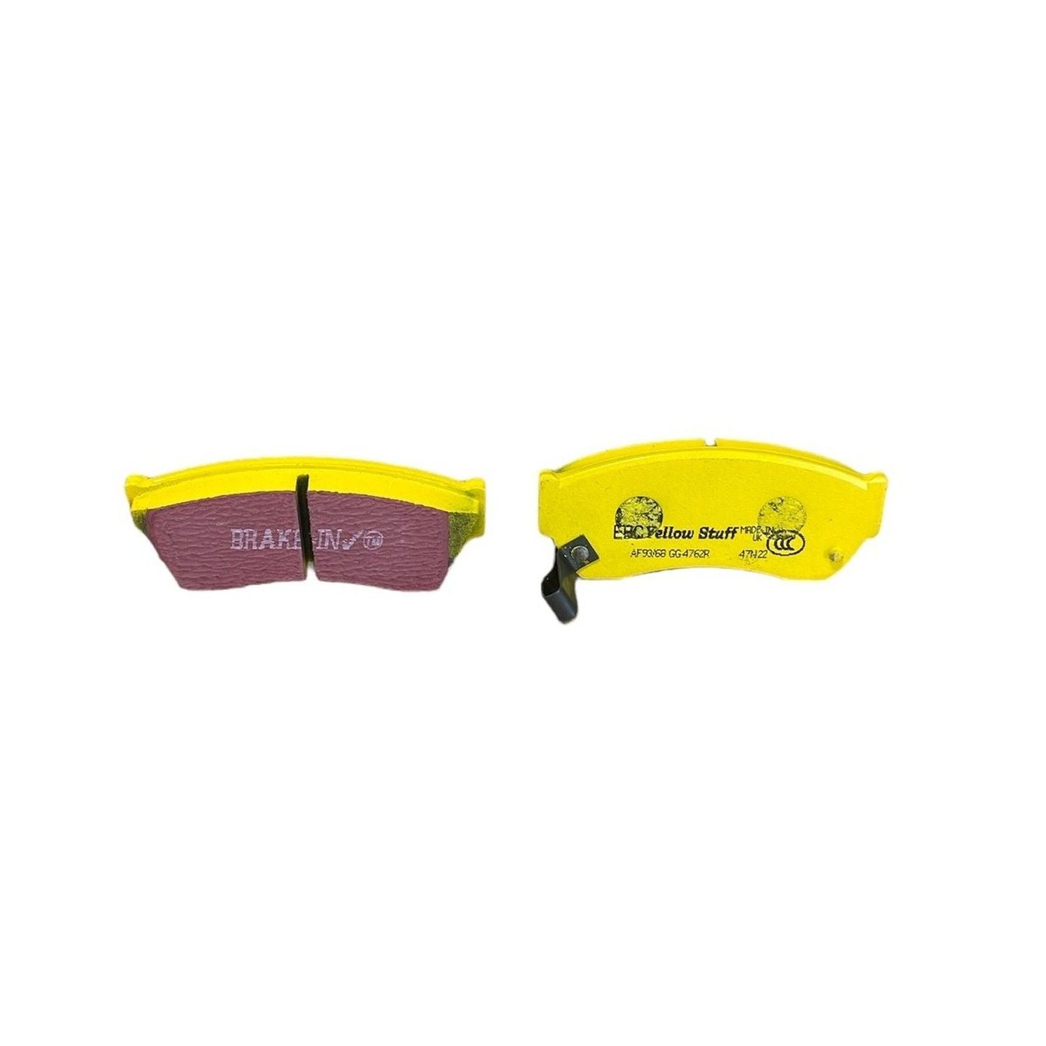 EBC Yellowstuff Brake Pads 107mm x 44mm DP4762R - Front