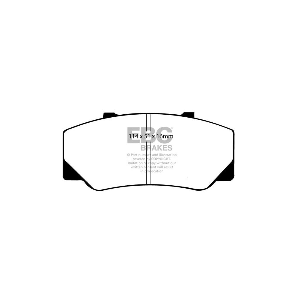 EBC Ultimax Brake Pads 114mm x 51mm DP511 - Front