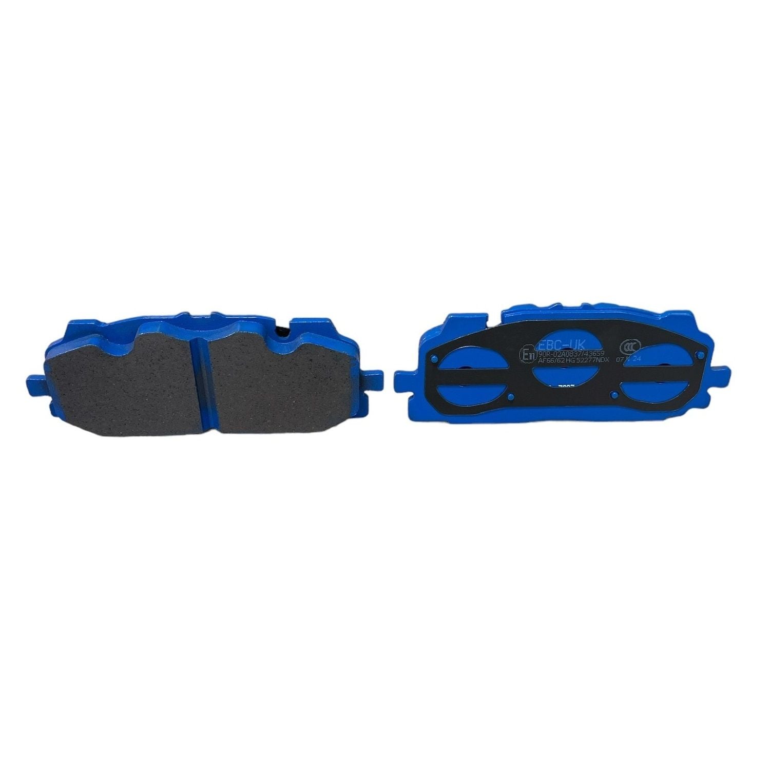 EBC Bluestuff NDX Brake Pads 194.3mm x 73.9mm DP52277NDX - Front