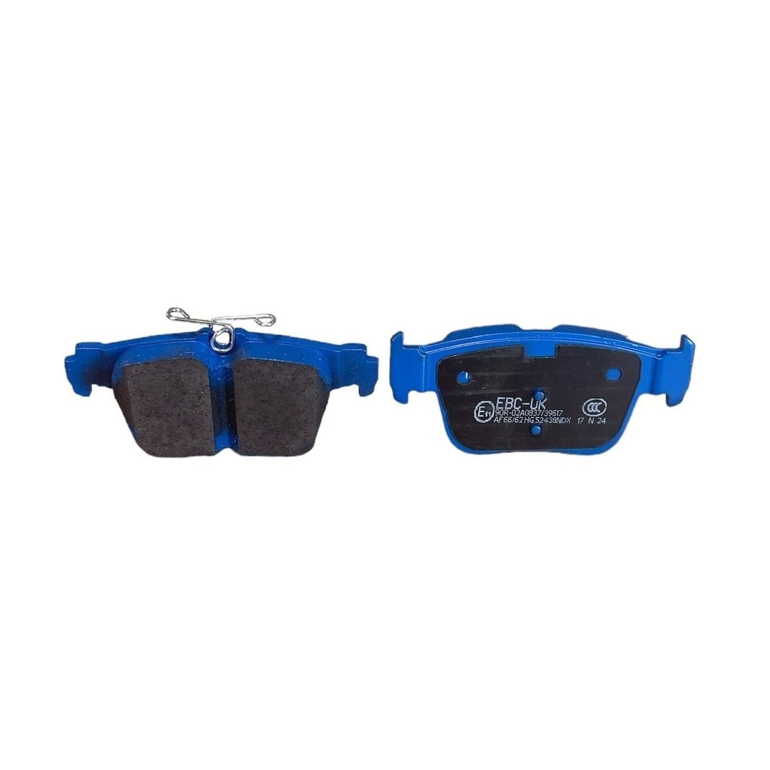 EBC Bluestuff NDX Brake Pads 123mm x 57.7mm DP52438NDX - Rear