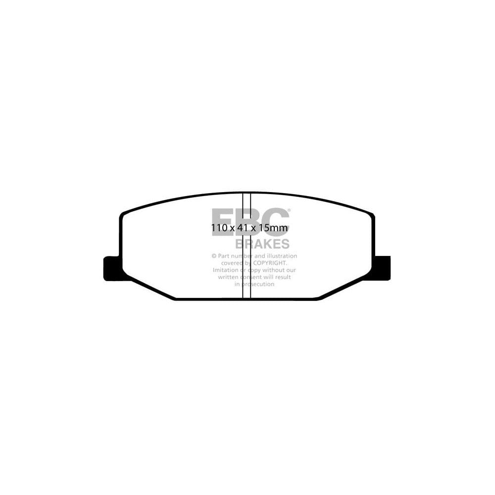 EBC Ultimax Brake Pads 110mm x 41mm DP534 - Front
