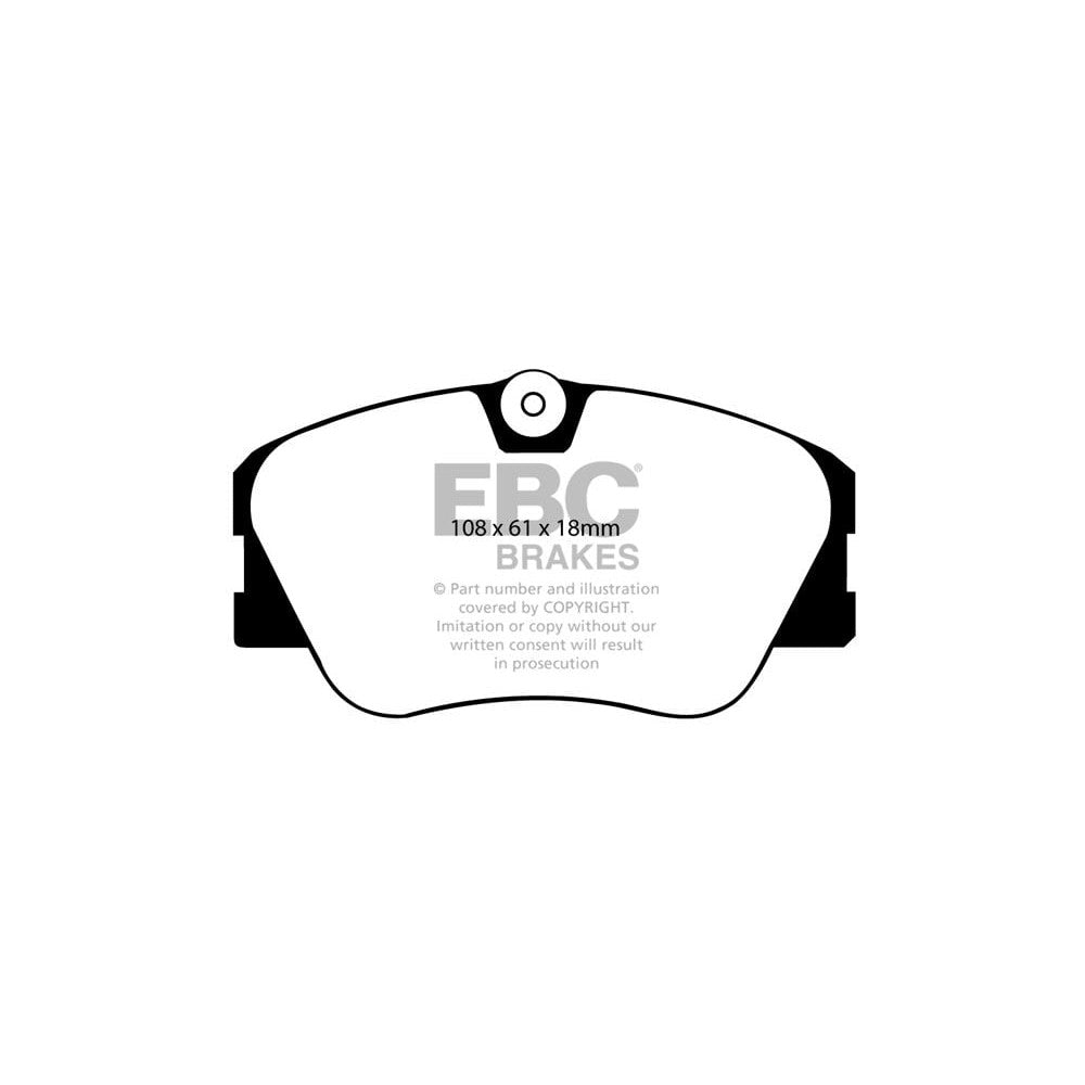 EBC Ultimax Brake Pads 108mm x 61mm DP577 - Front
