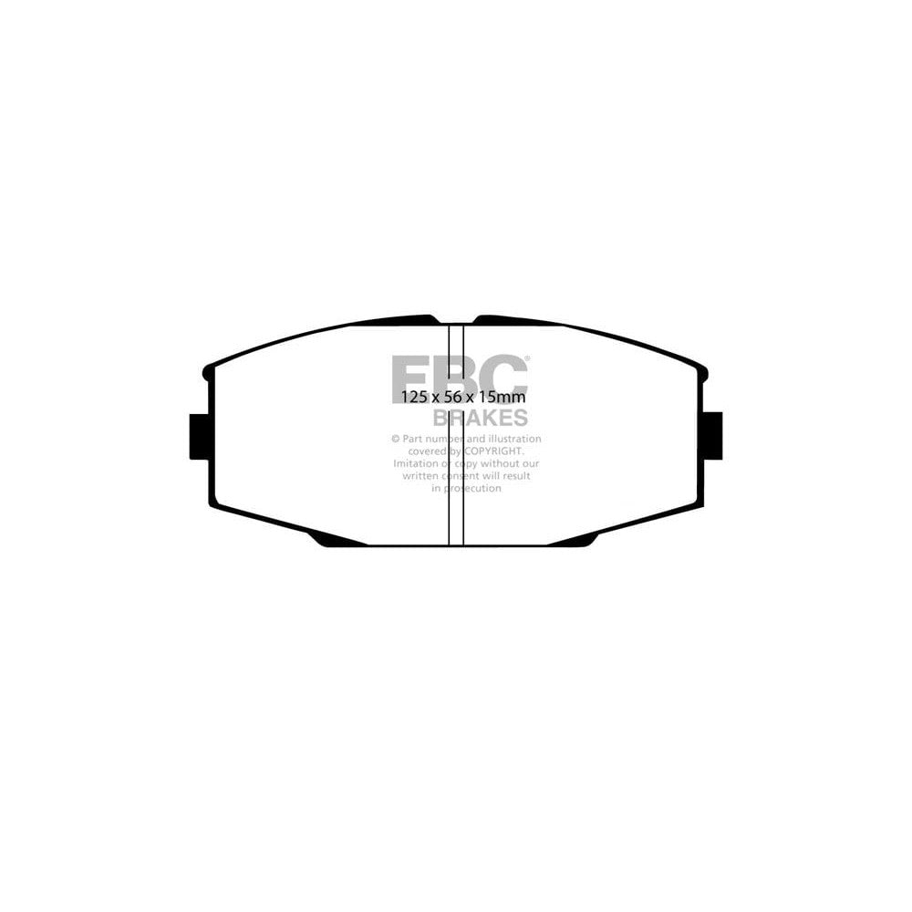 EBC Yellowstuff Brake Pads 125mm x 56mm DP4610R - Front