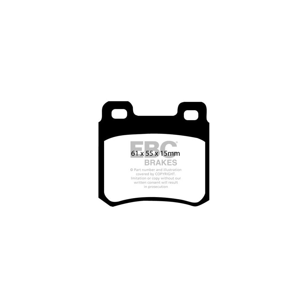 EBC Redstuff Brake Pads 61mm x 55mm DP3671C - Rear