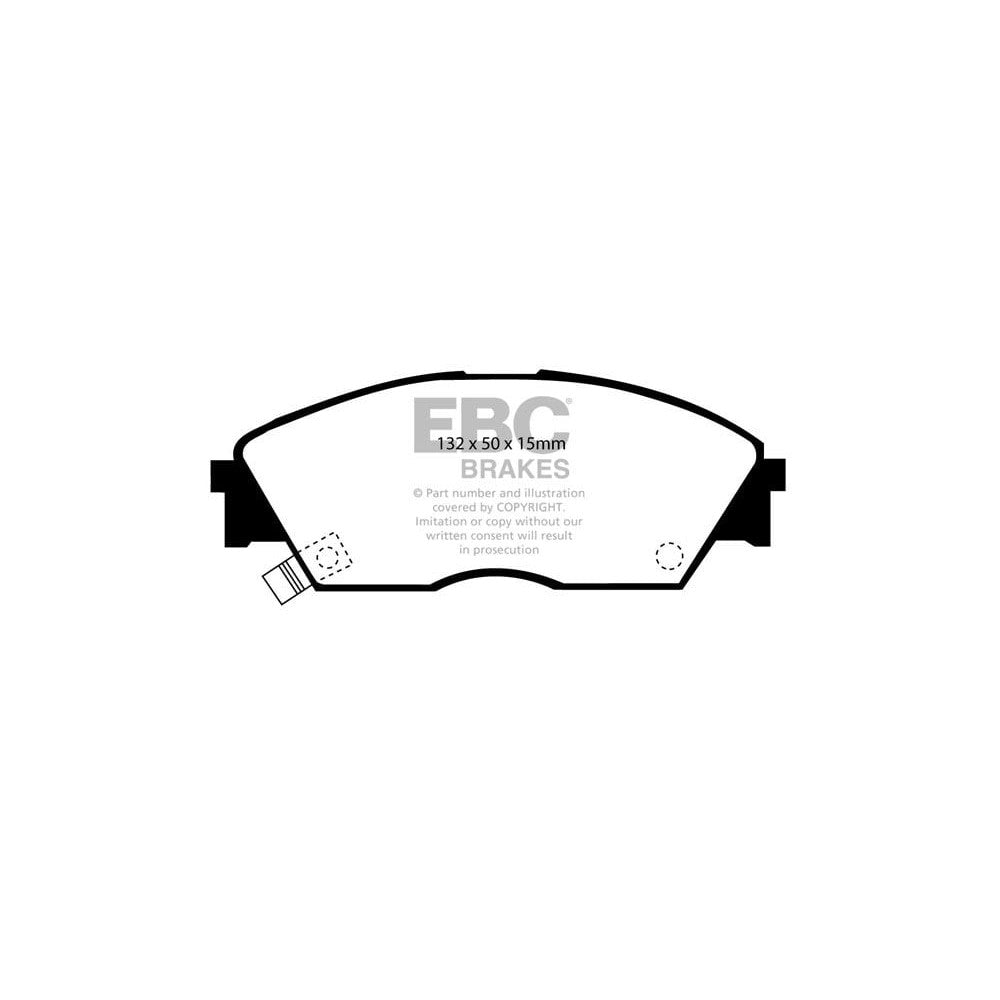 EBC Ultimax Brake Pads 132mm x 50mm DP706 - Front