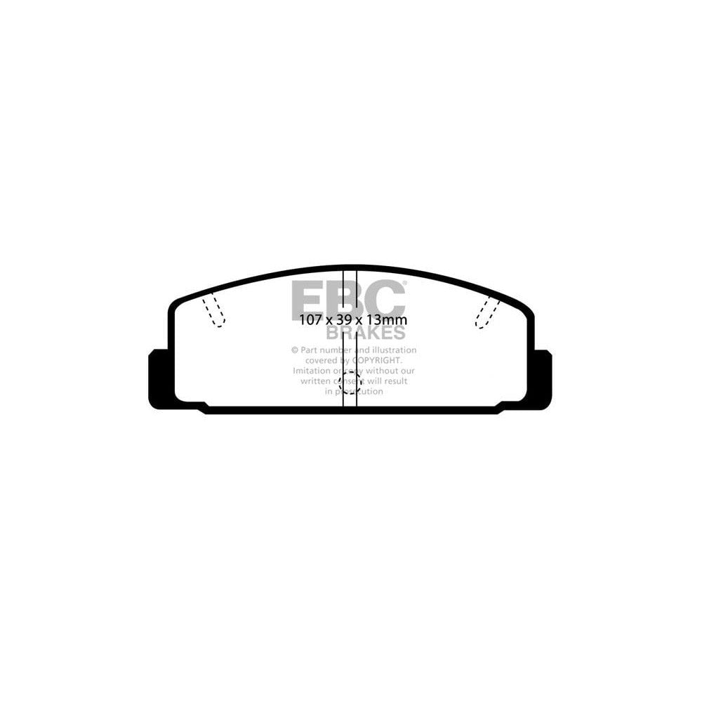EBC Ultimax Brake Pads 107mm x 39mm DP729 - Rear
