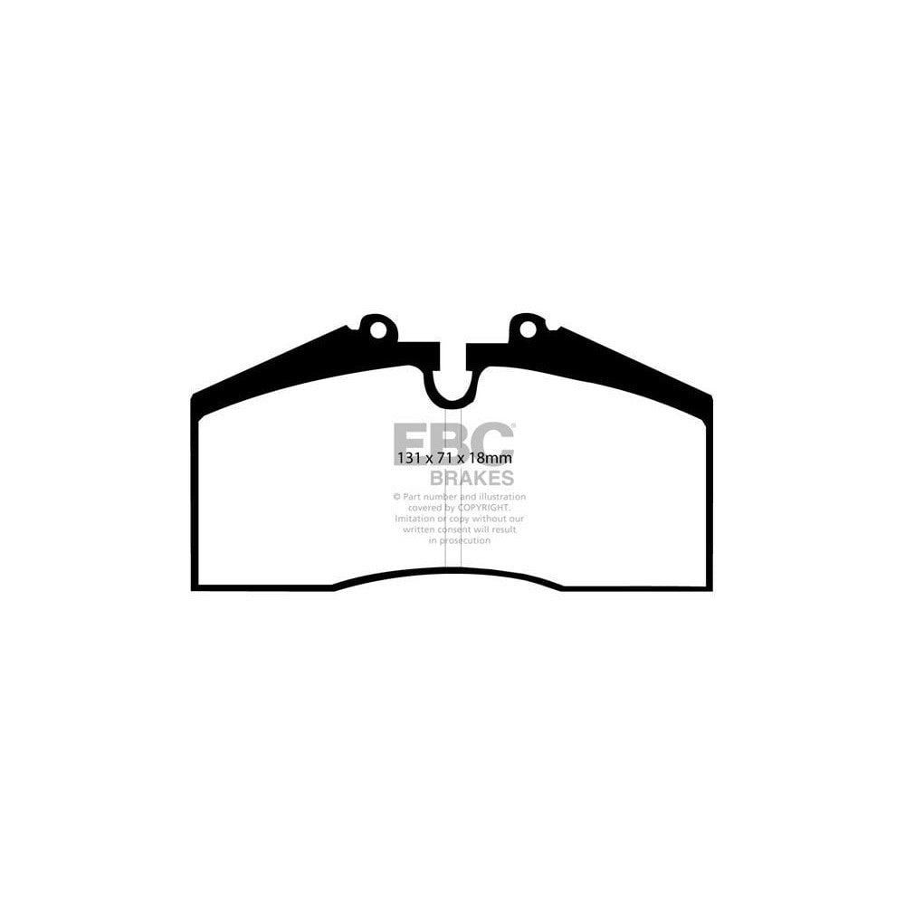 EBC RP-X Brake Pads 131mm x 71mm DP8767RPX - Front