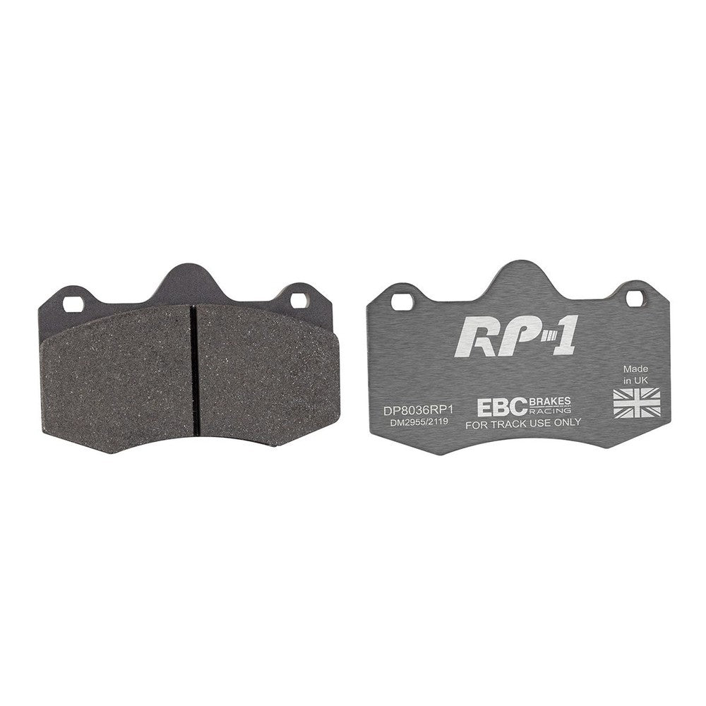 EBC RP-1 Brake Pads 128mm x 81mm DP8036RP1 - Front